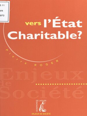 cover image of Vers l'État charitable ?